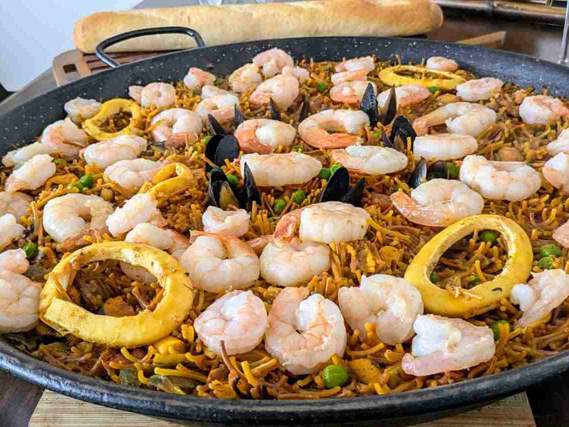 Fideuá Marinero tradicional a domicilio en Usaquén y Bogotá