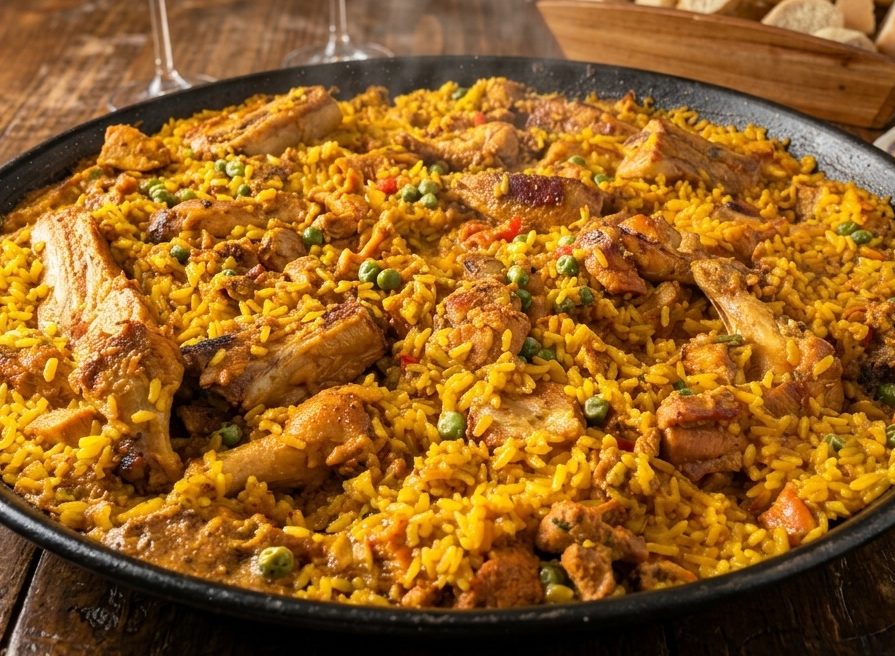 Paella de Carnes Especial a domicilio en Usaquén y Bogotá